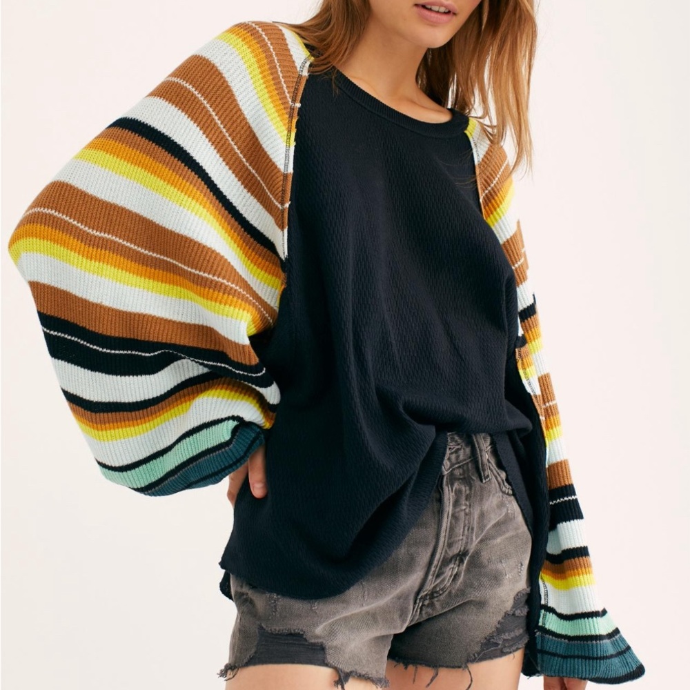 Free People Rainbow Dream Sweater